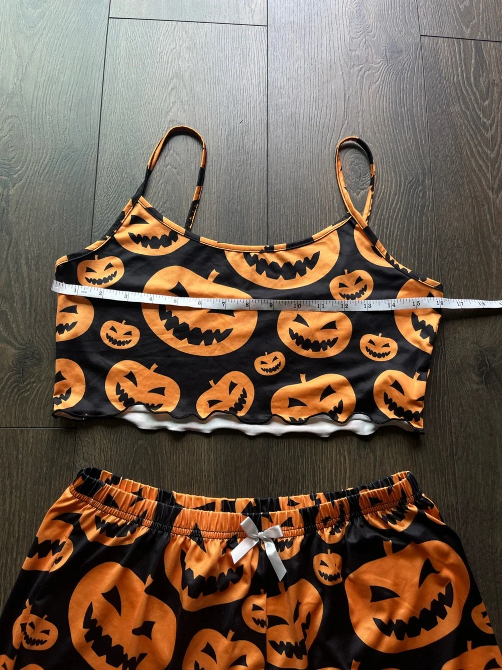 Halloween Pumpkin Matching Pajama Set